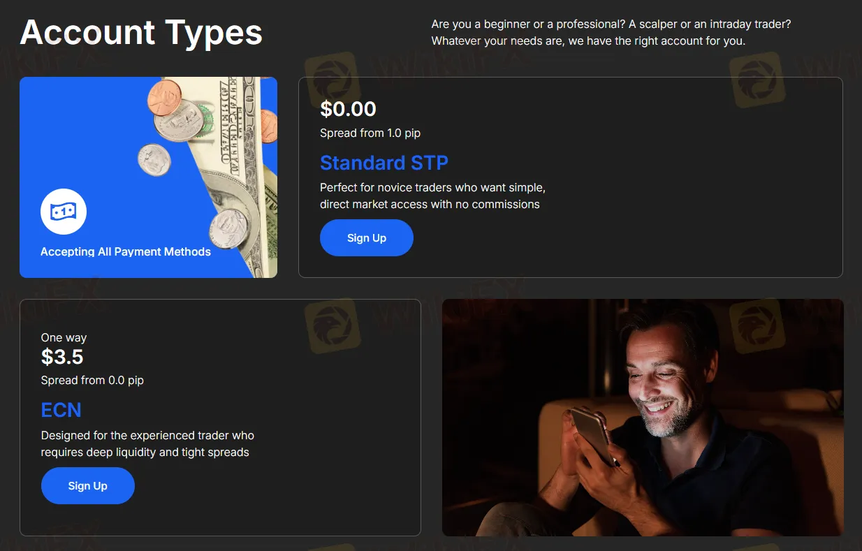 Account comparison 1