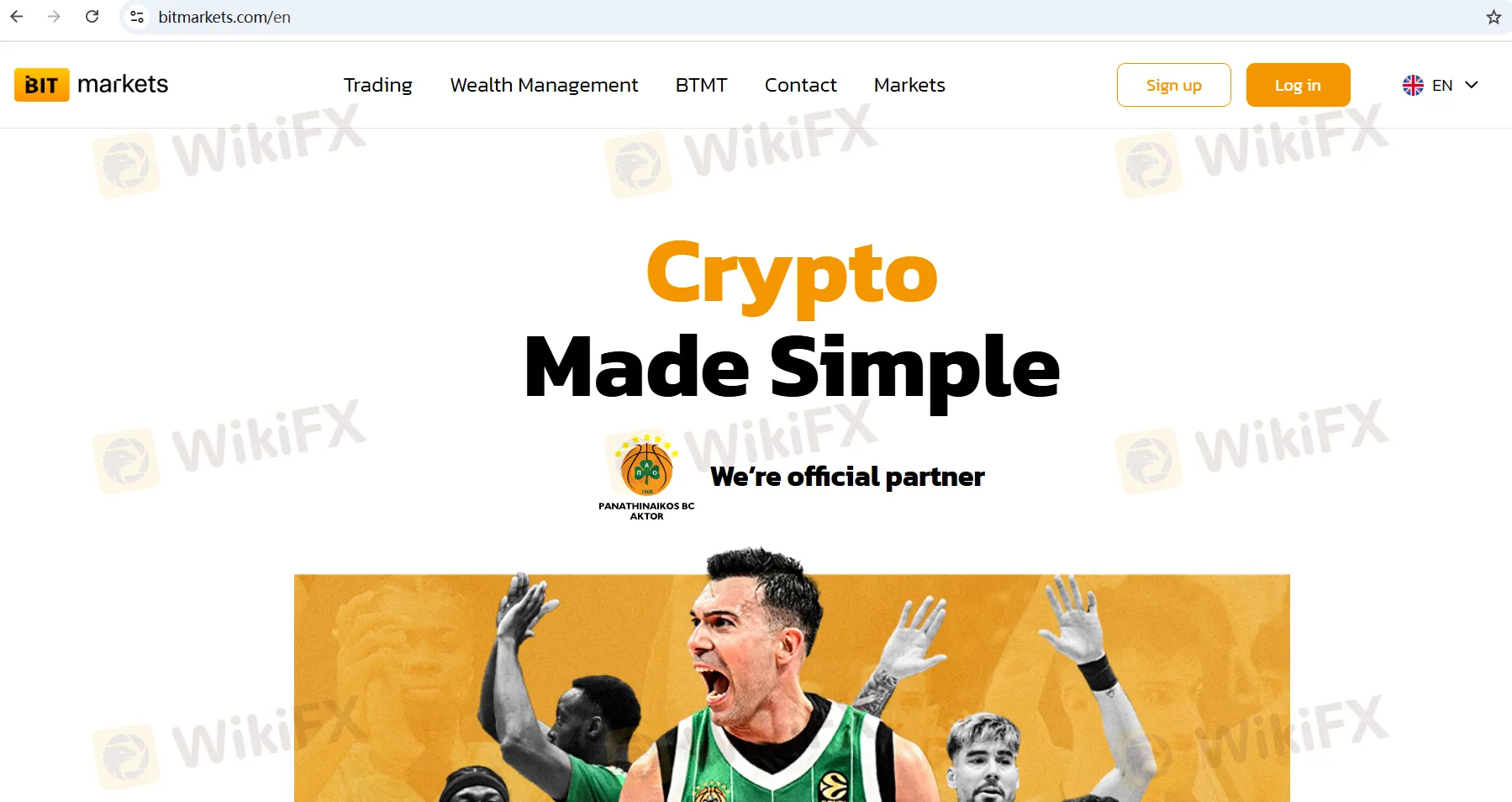 BITmarkets' homepage