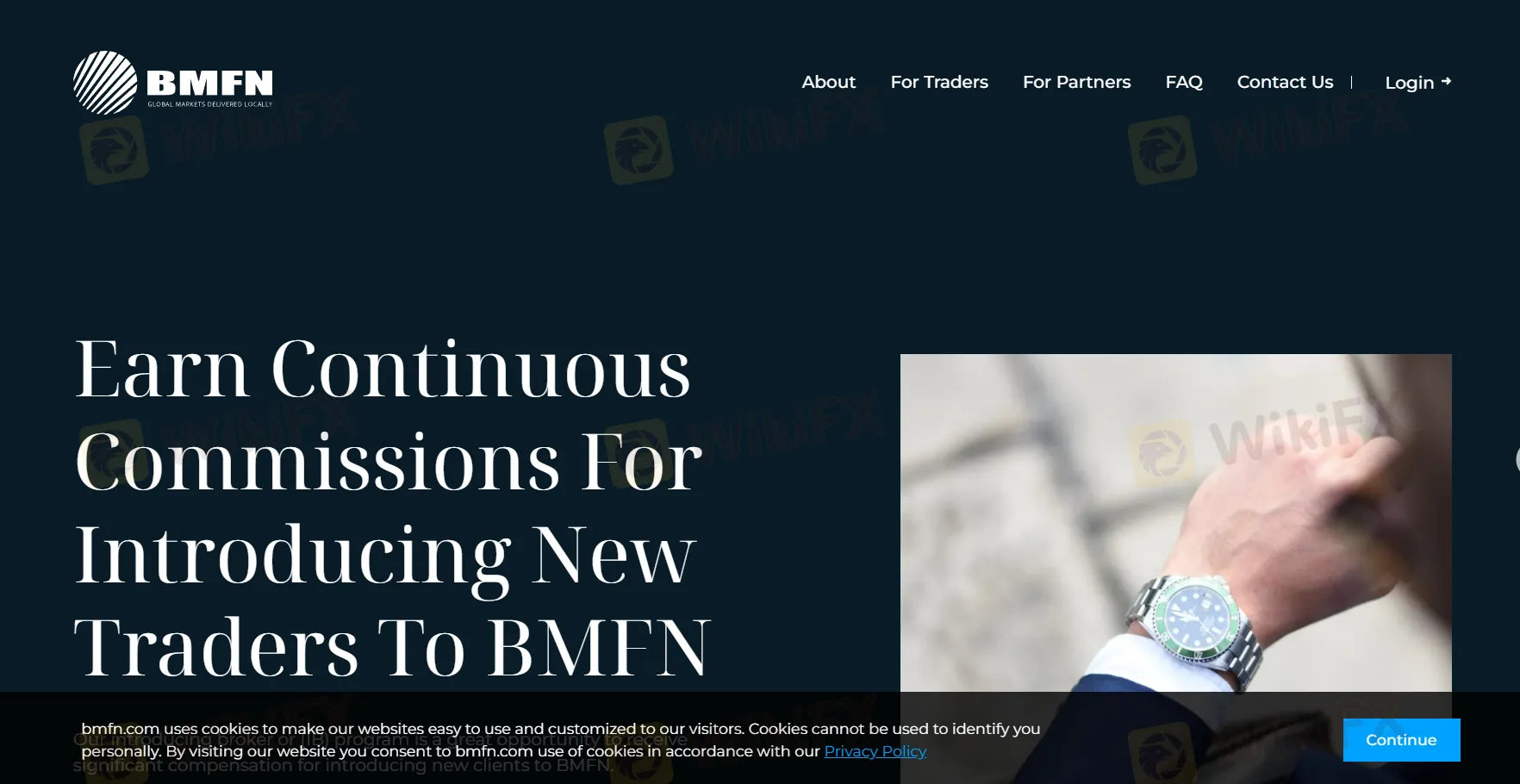 Página de inicio de BMFN
