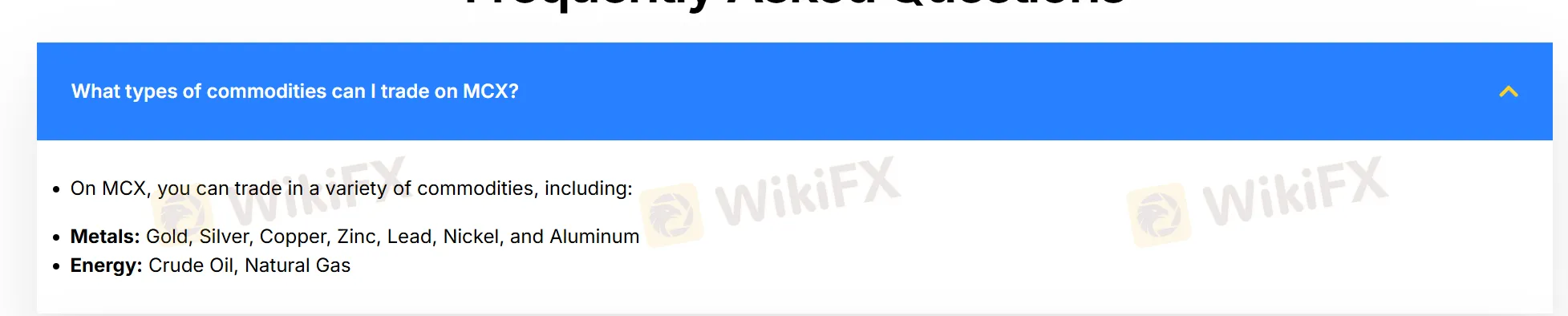 Market Trade Information