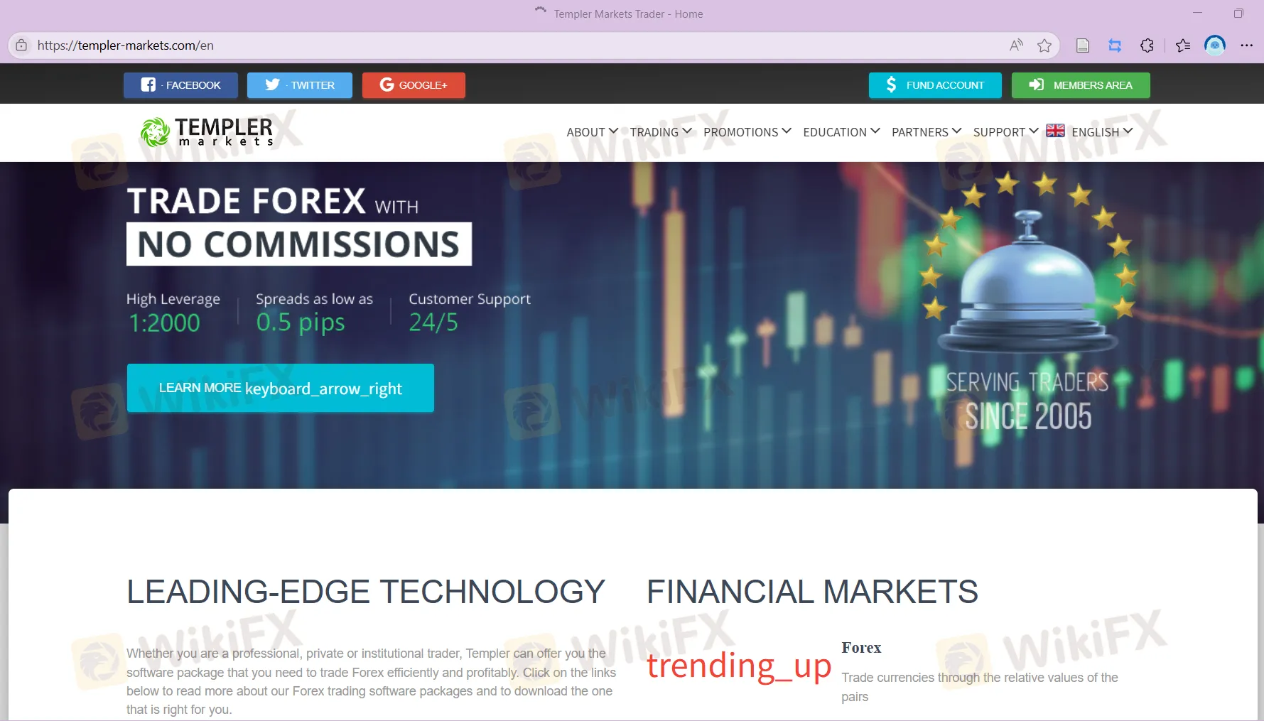 Templer Markets Information