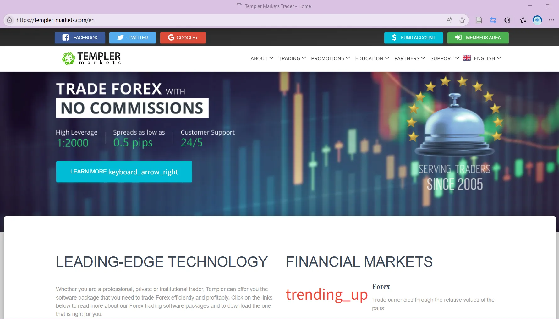 Templer Markets Information