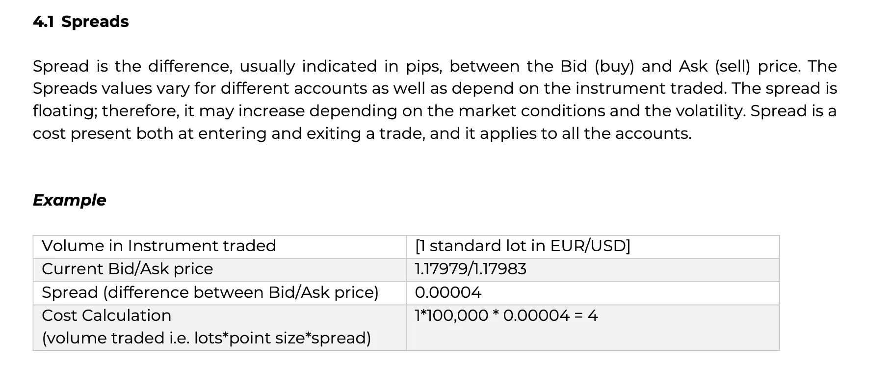 Binarium Fees
