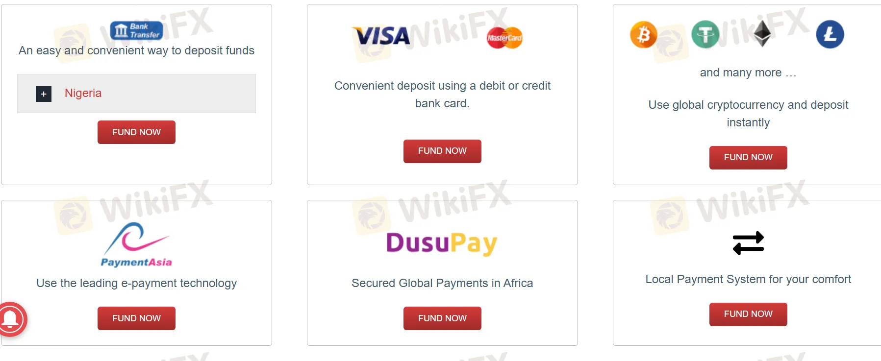 Deposit and Withdrawal