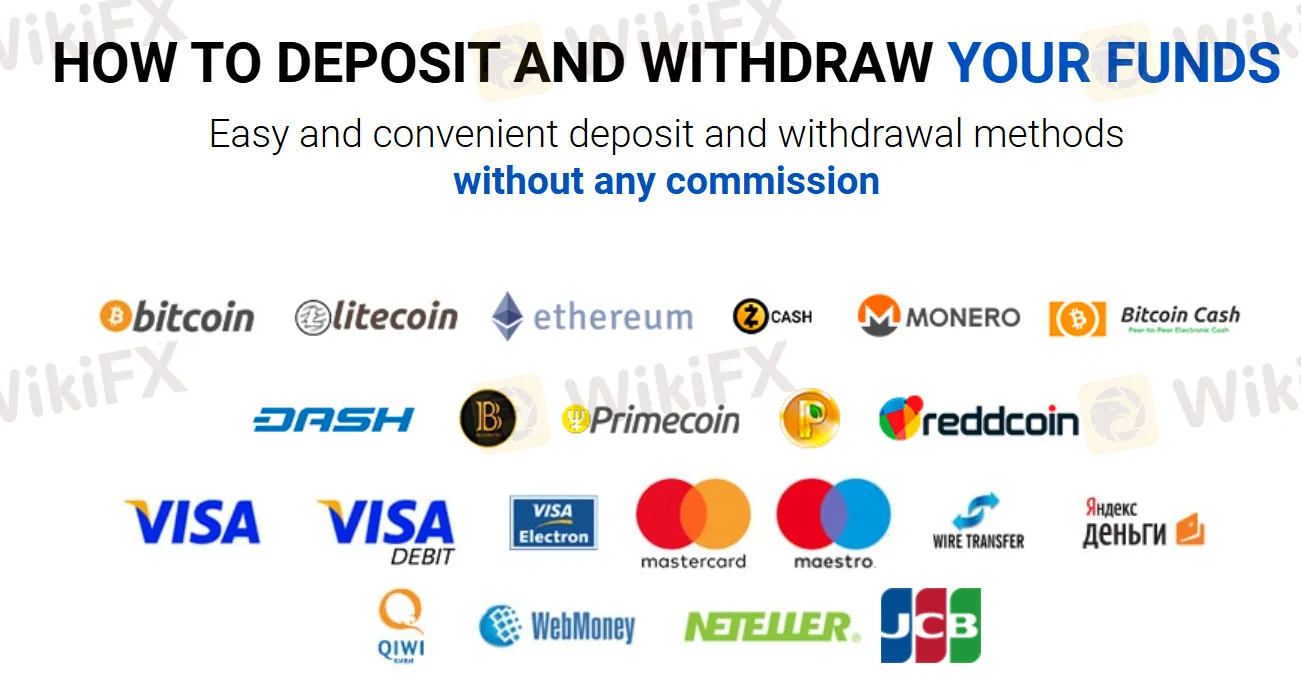 Deposit and Withdrawal