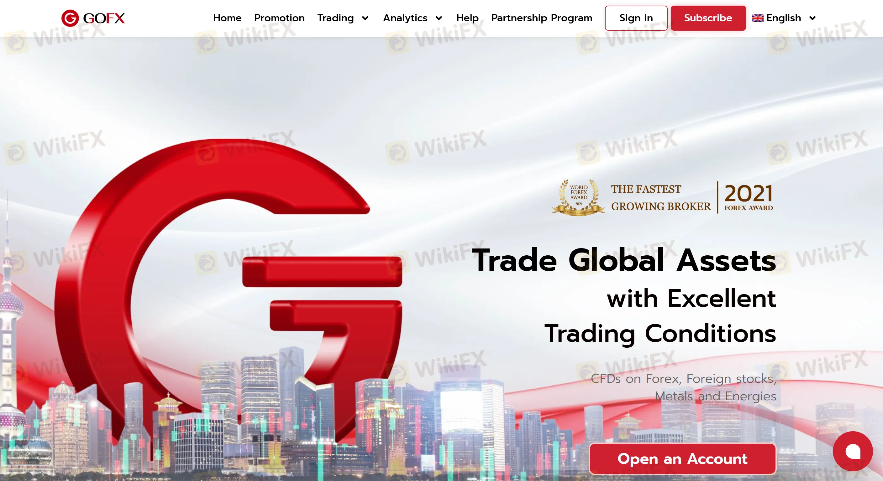 GOFX's homepage