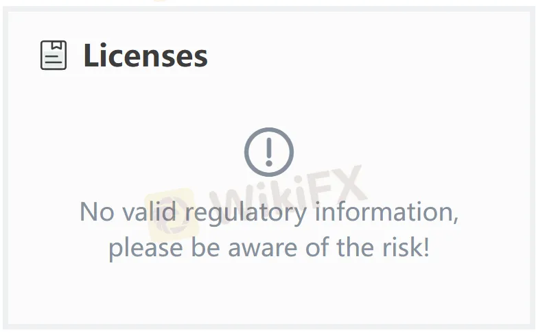 No license