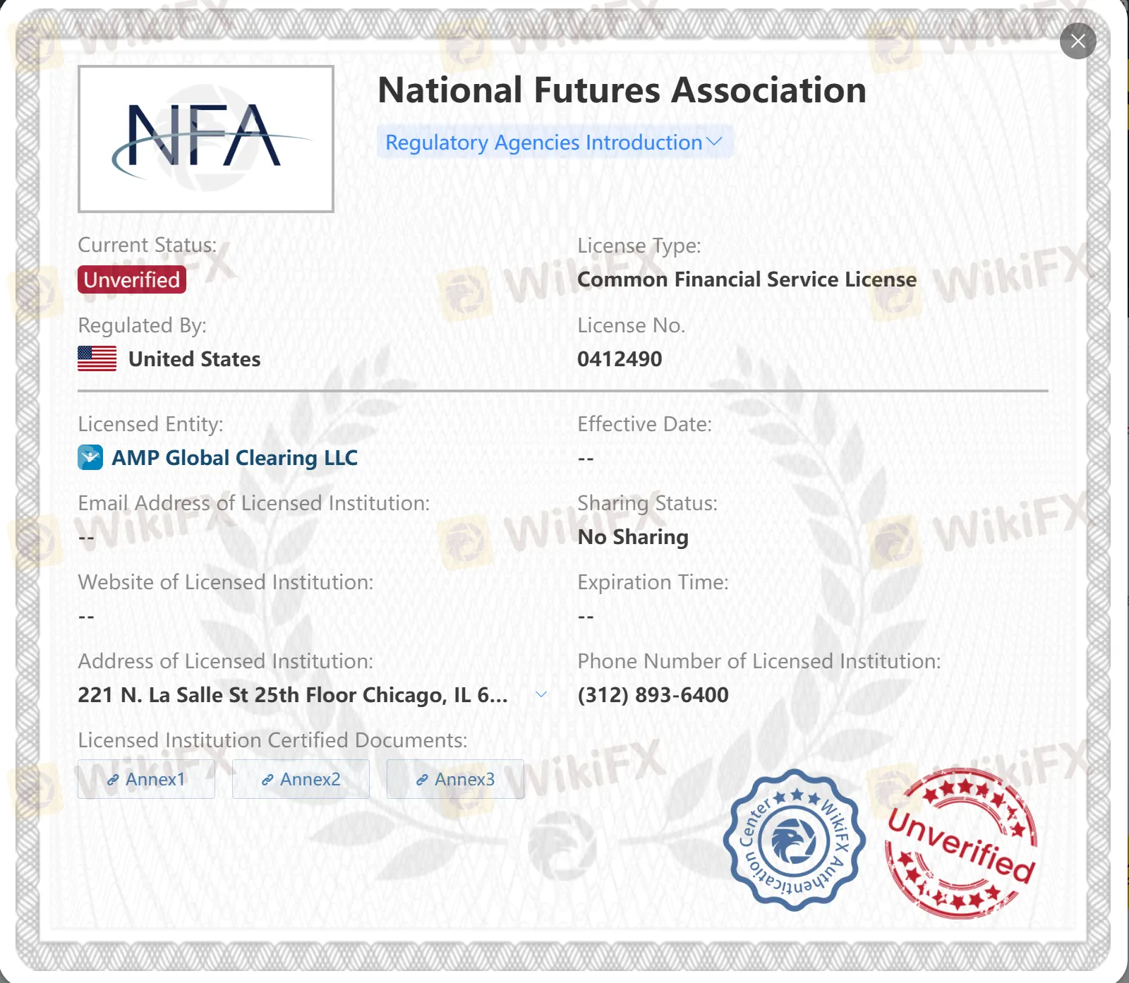 Unverified NFA license