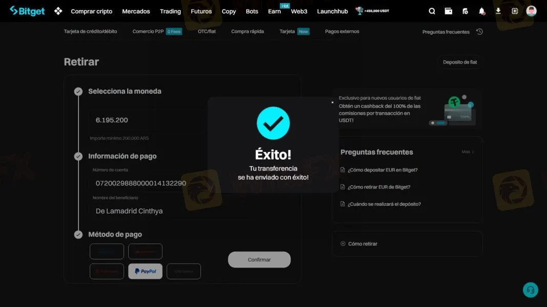 Bitget estafa