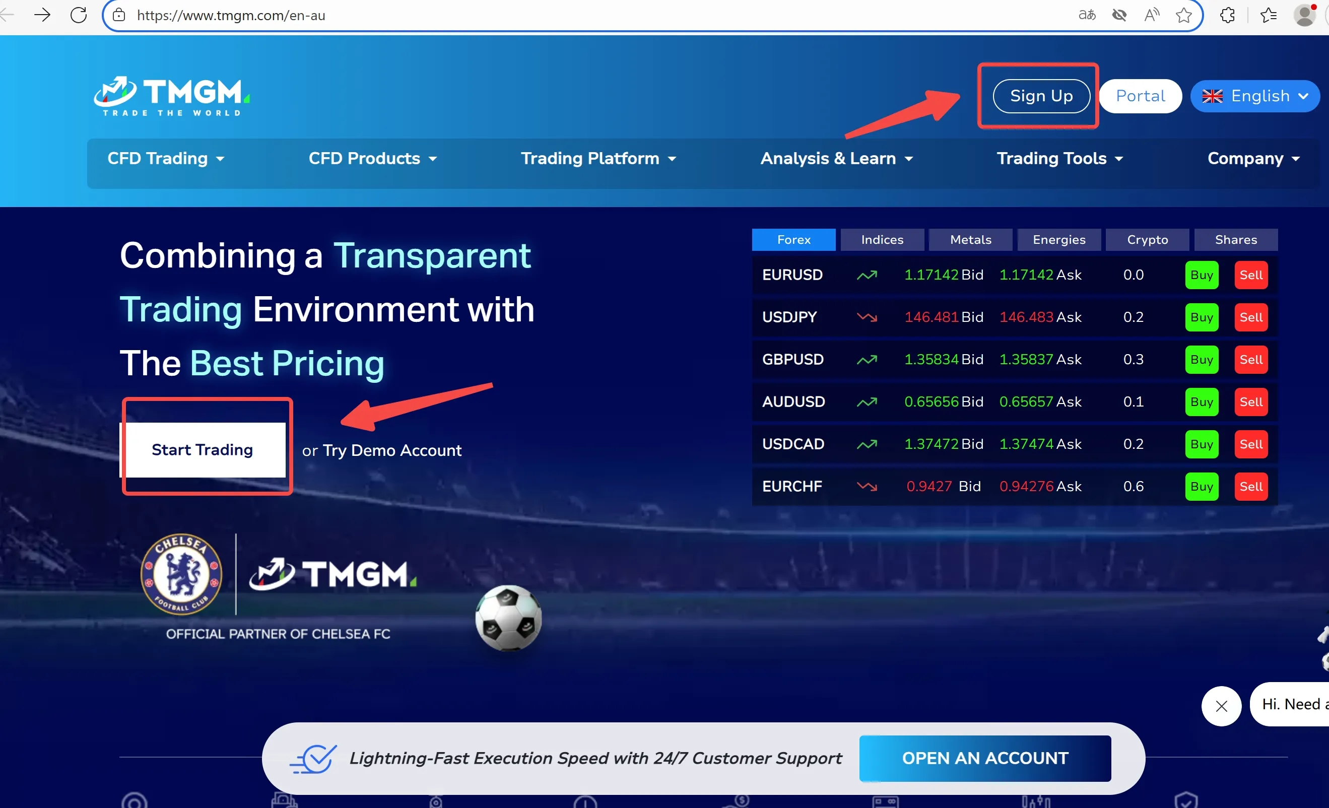 Go to Start Trading / Sign Up Go to Start Trading / Sign Up