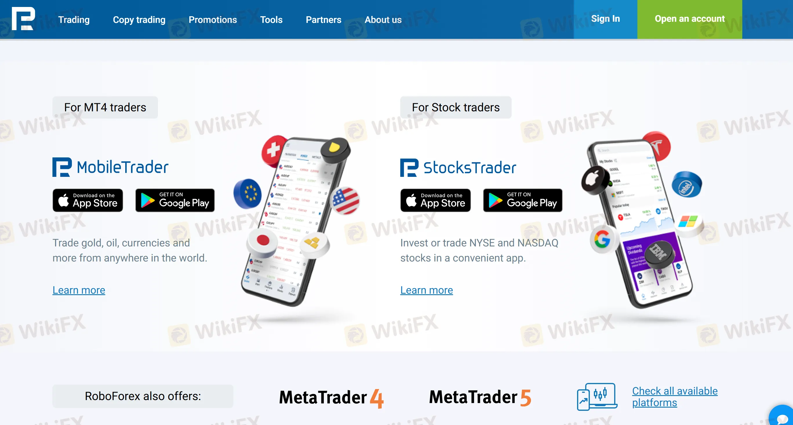 Trading platforms