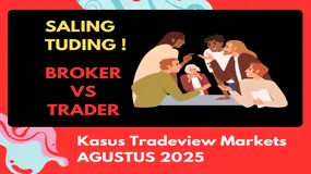 MERESAHKAN 2025 ! Saling Tuding Broker CFD Trading Tradeview Markets Vs Trader Forex