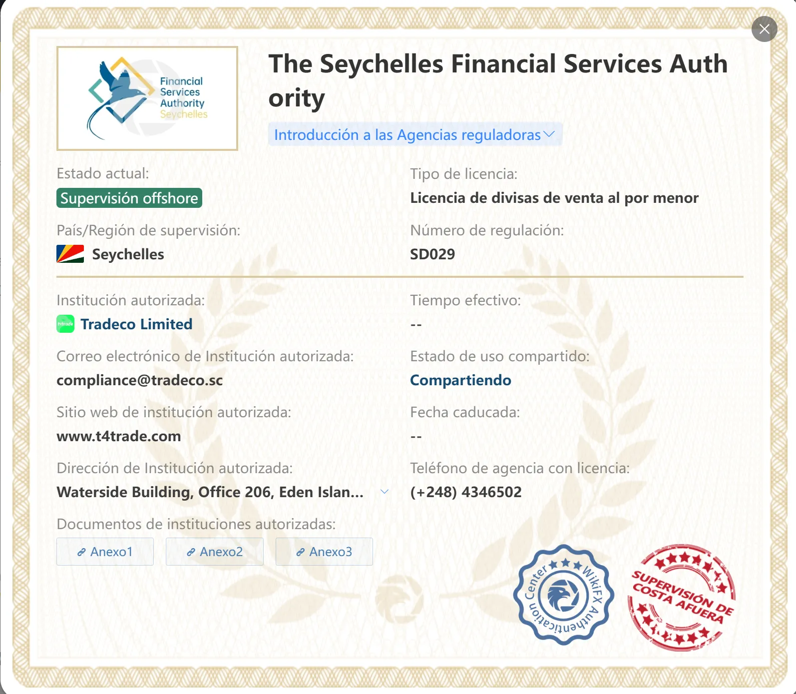 Offshore regulated by FSA Offshore regulated by FSA