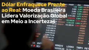 Dólar Enfraquece Frente ao Real: Moeda Brasileira Lidera Valorização Global em Meio a Incertezas