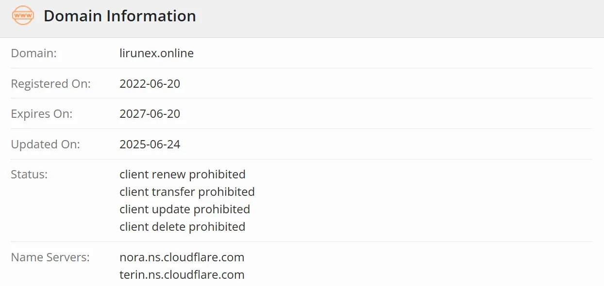 LIRUNEX REGISTER LIRUNEX REGISTER