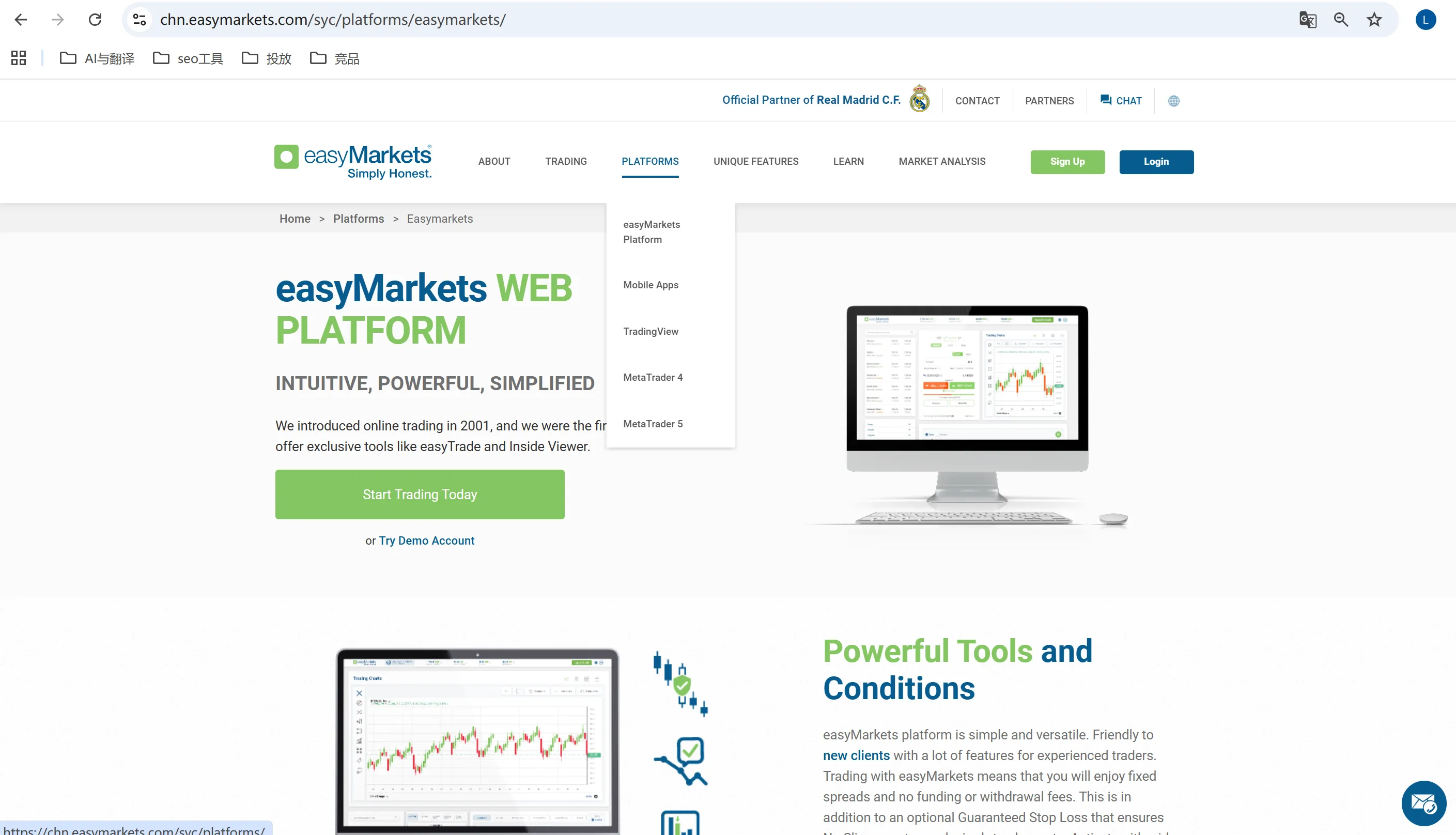 easyMarkets mt4 and mt5 information