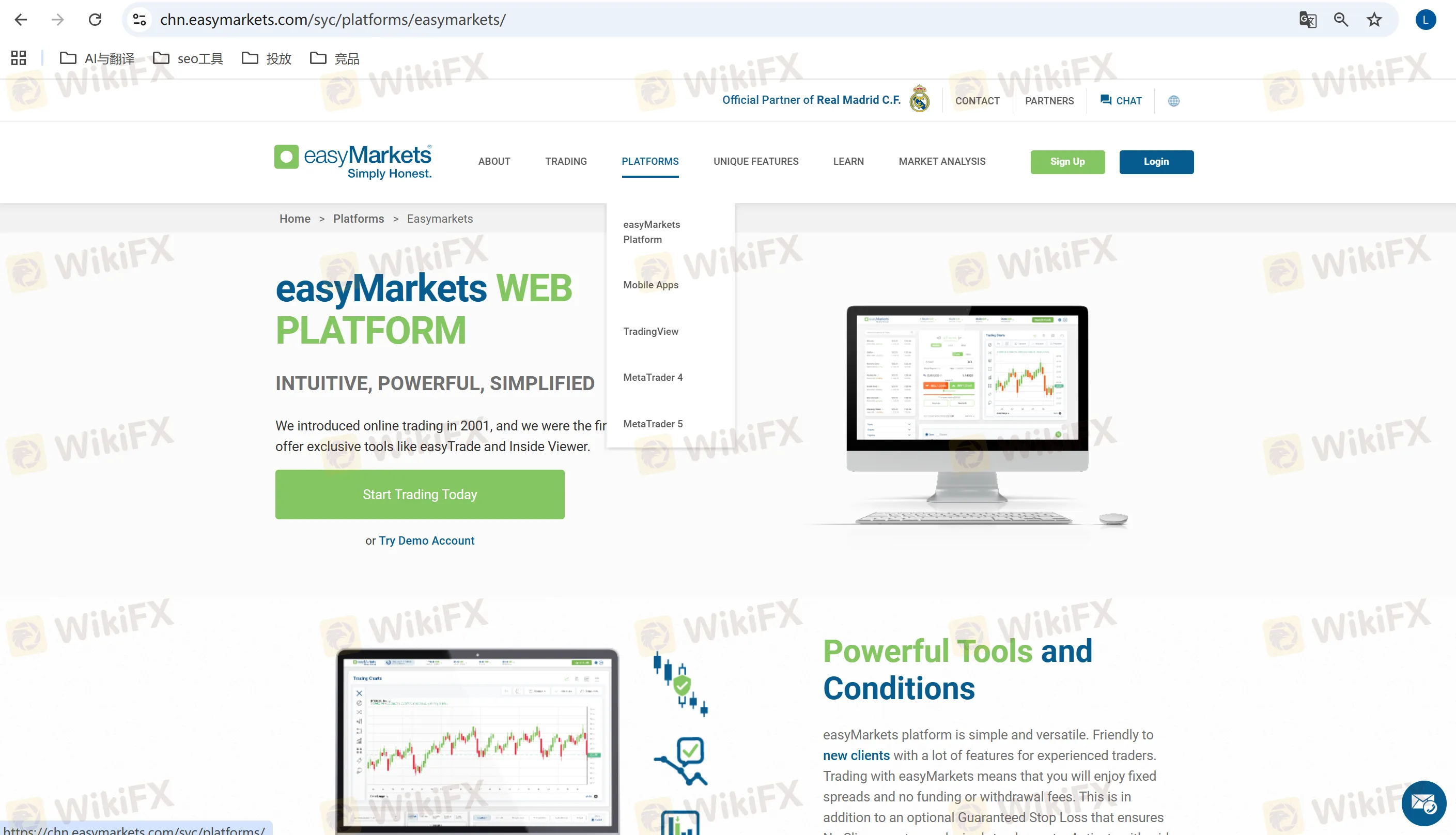 easyMarkets mt4 and mt5 information