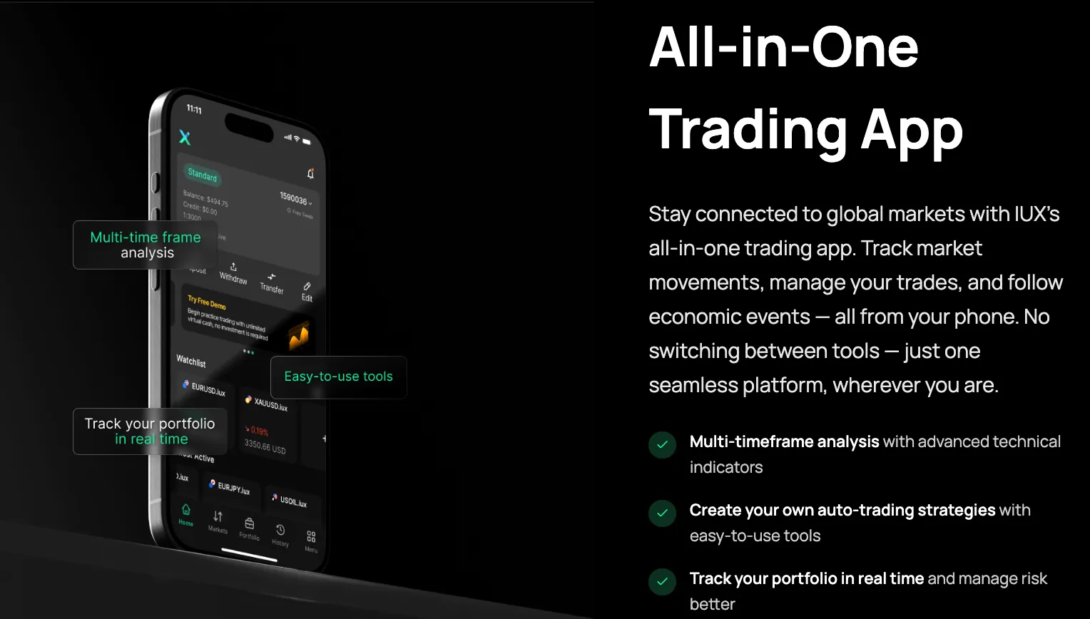 IUX App Trade