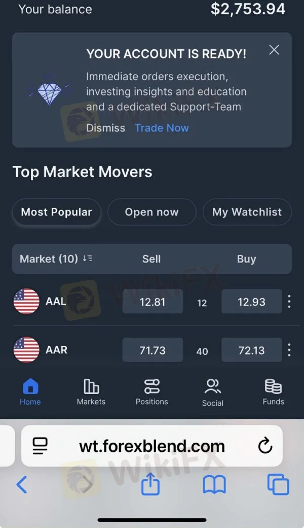 Forex Blend estafa