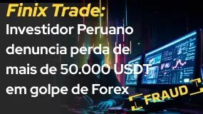 Finix Trade: Investidor Peruano denuncia perda de mais de 50.000 USDT em golpe de Forex