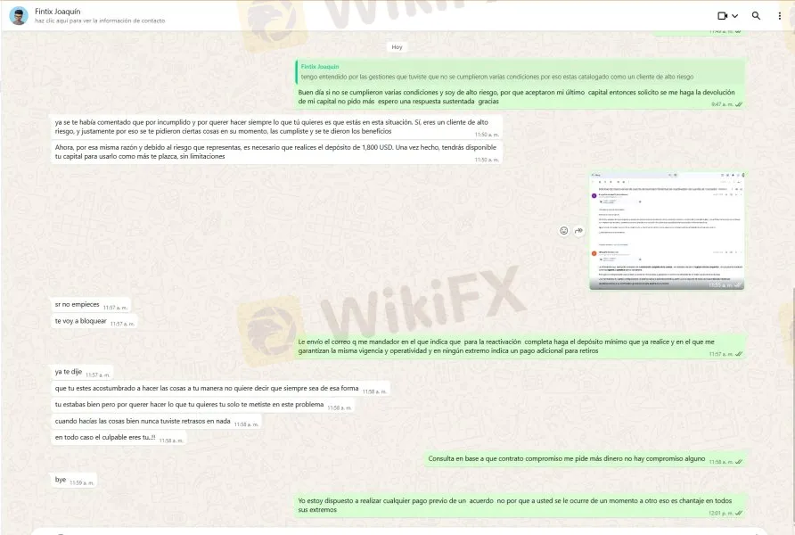 Finix Trade estafa