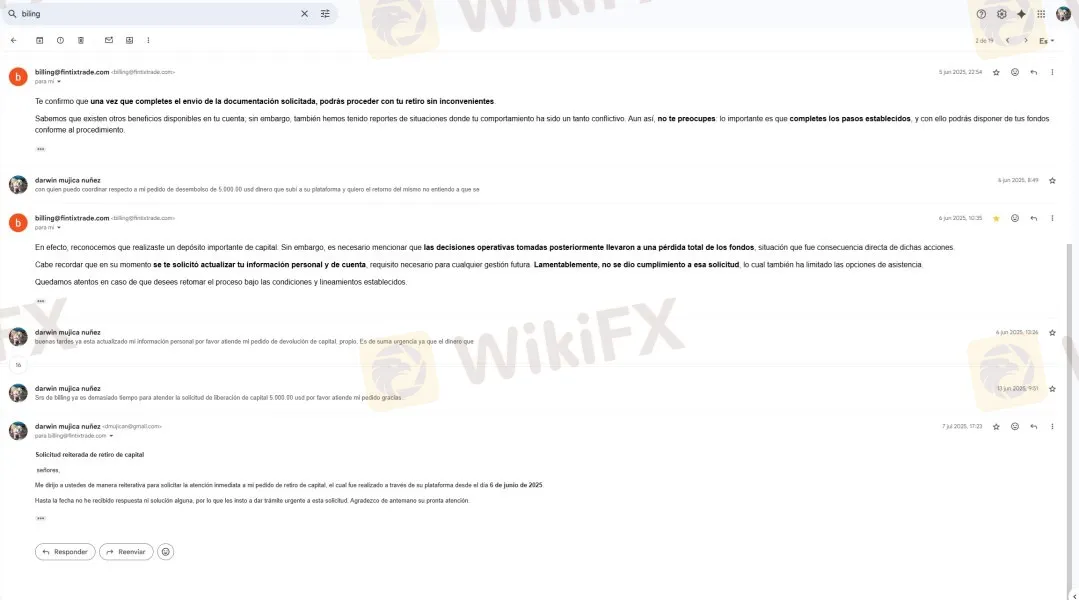 Fintix Trade es estafa