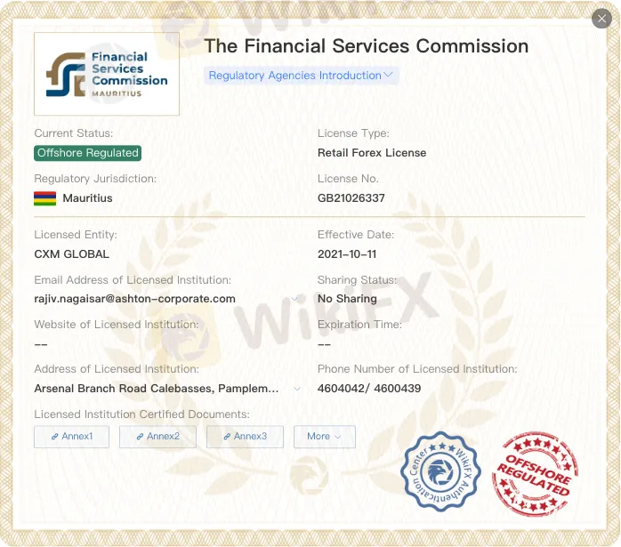 Regulatory Status