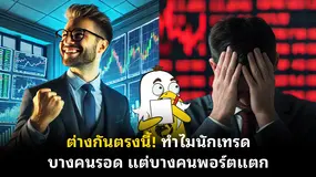 ต่างกันตรงนี้! ทำไมนักเทรดบางคนรอด แต่บางคนพอร์ตแตก