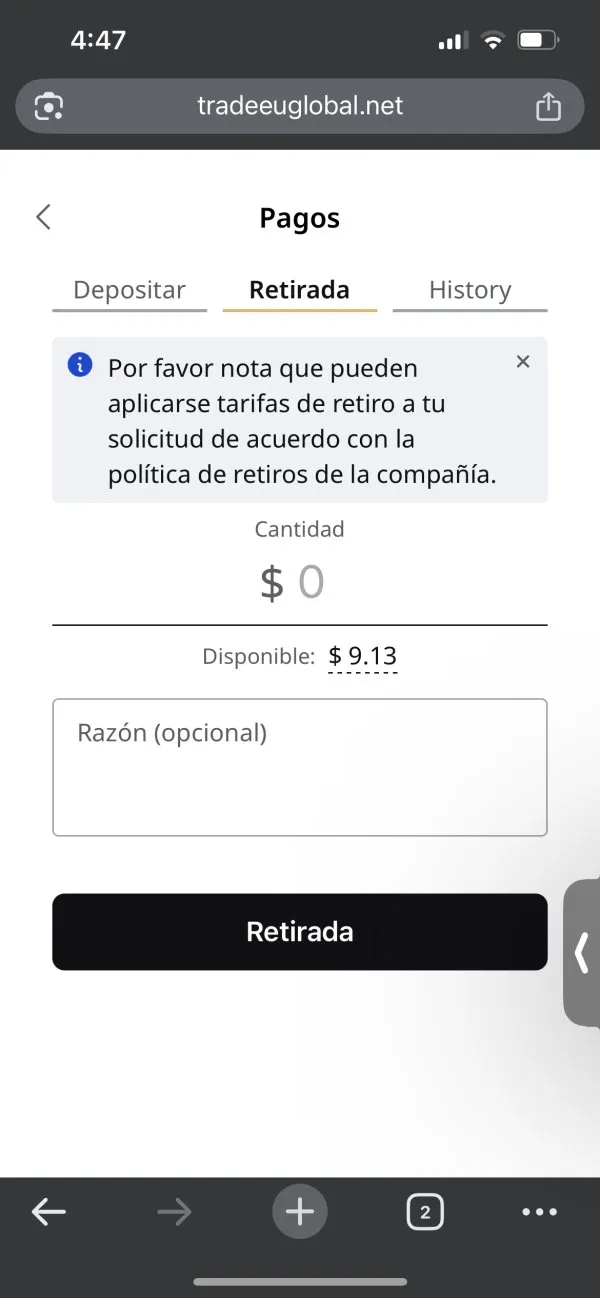 TradeEU Global estafa TradeEU Global estafa