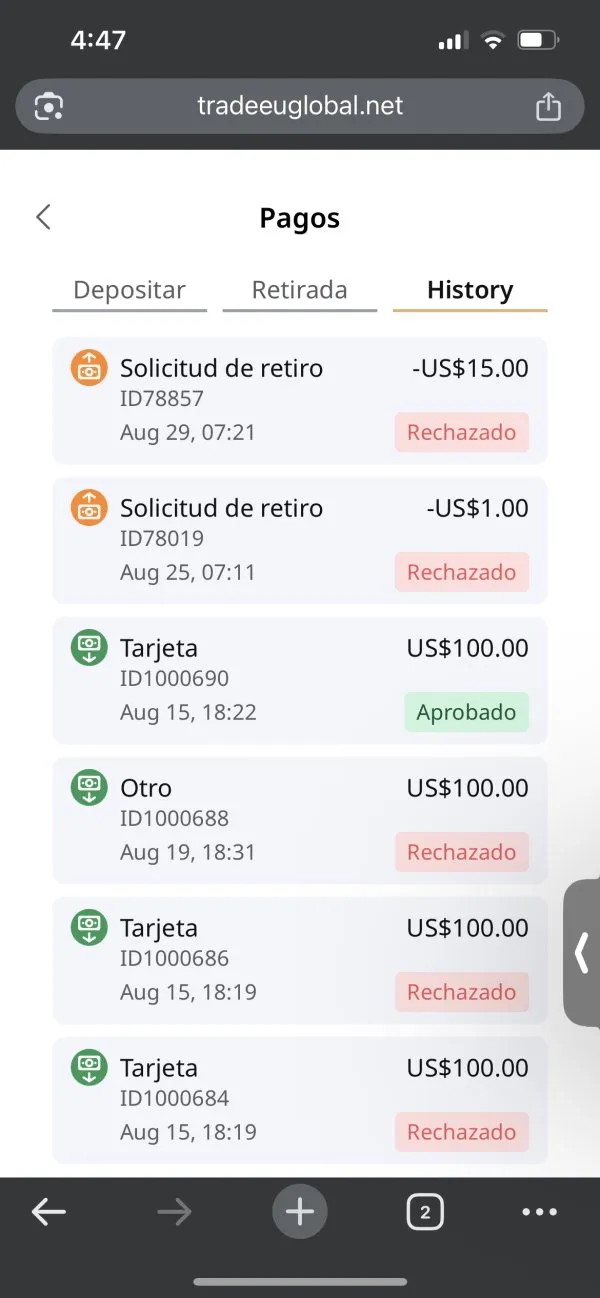 TradeEU Global estafa TradeEU Global estafa