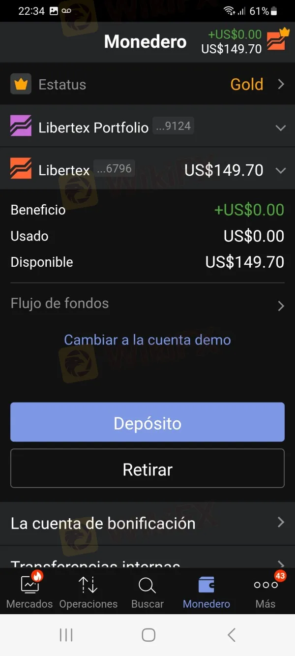 Libertex estafa