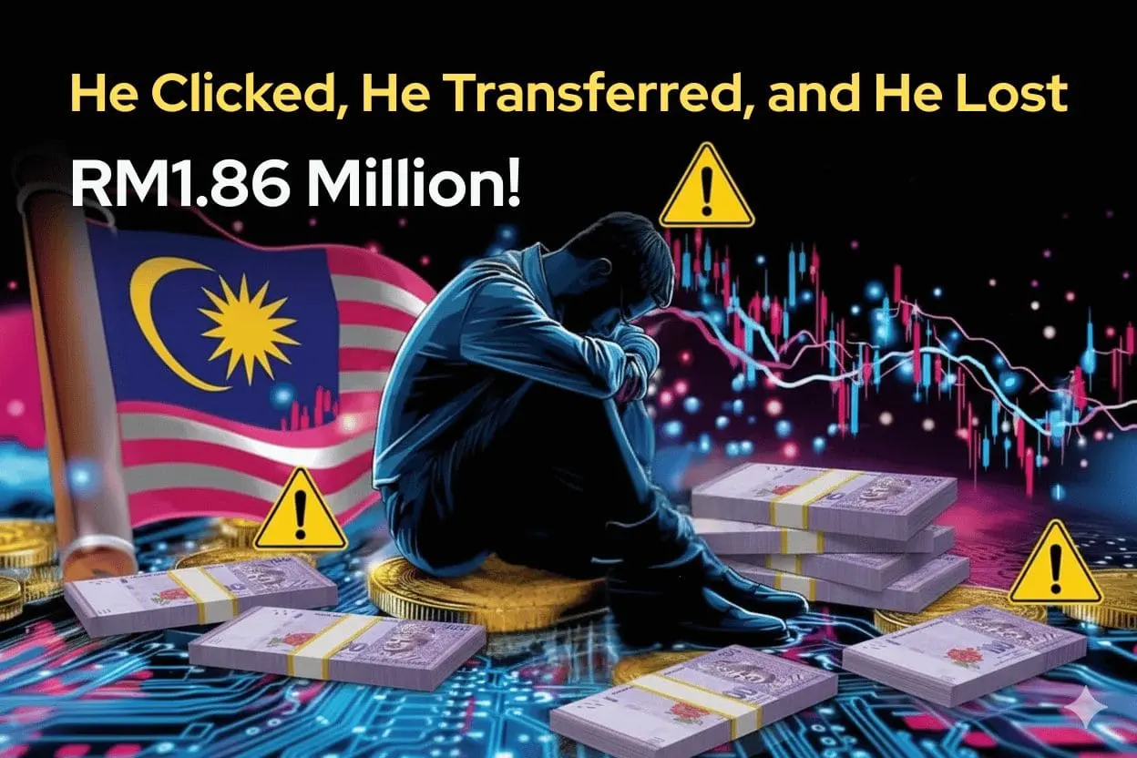 He Clicked, He Transferred, and He Lost RM1.86 Million! 