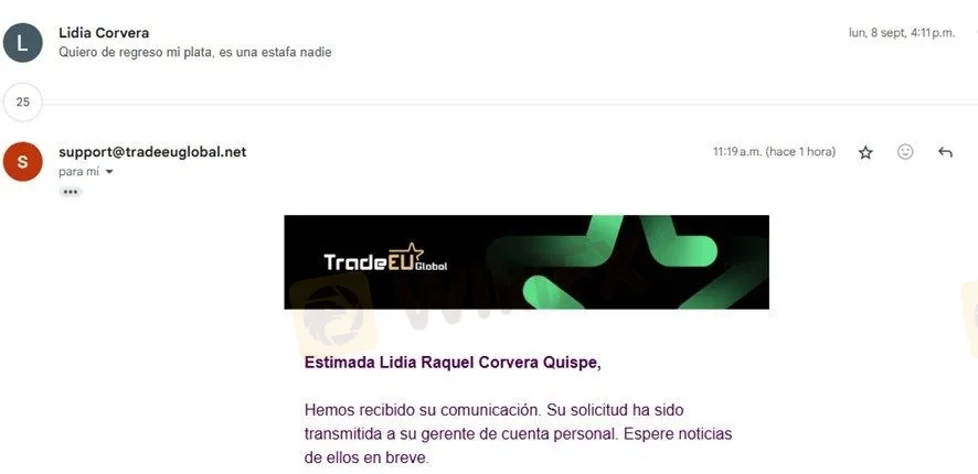 Denuncia TradeEU Global