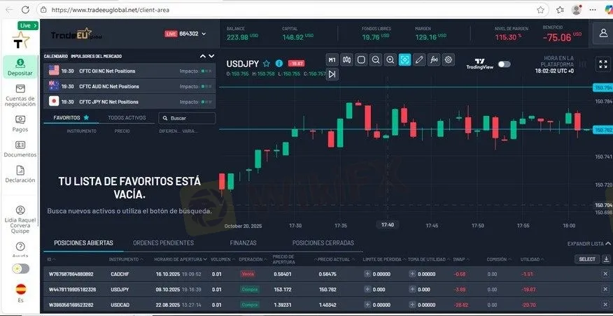 TradeEU Global estafa