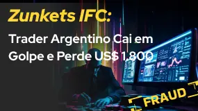 Zunkets IFC: Trader Argentino Cai em Golpe e Perde US$ 1.800