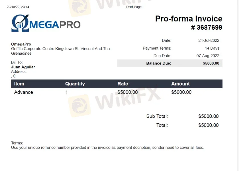 OmegaPro estafa OmegaPro estafa