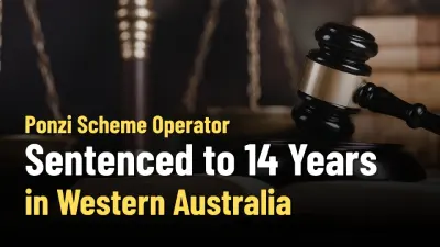 Ponzi Scheme Operator Sentenced to 14 Years in Western Australia