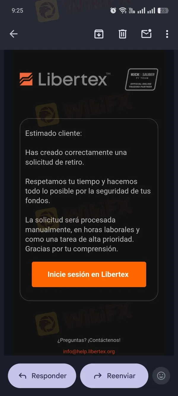 Libertex fraude