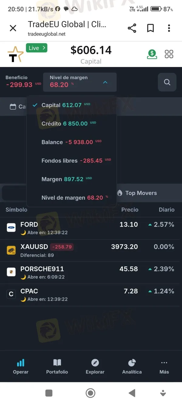 TradeEU Global estafa