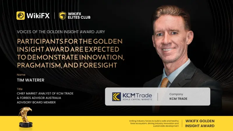 Voices of the Golden Insight Award Jury | Tim Waterer, Chief Market Analyst of KCM Trade