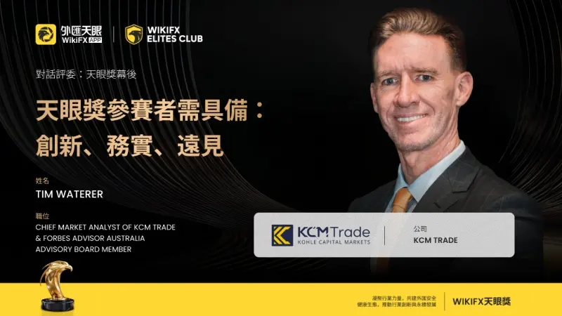 《對話評委:天眼獎幕後》 | KCM Trade首席市場分析師 Tim Waterer