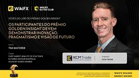 Vozes do Júri do Prêmio Golden Insight | Tim Waterer, Analista-Chefe de Mercado da KCM Trade