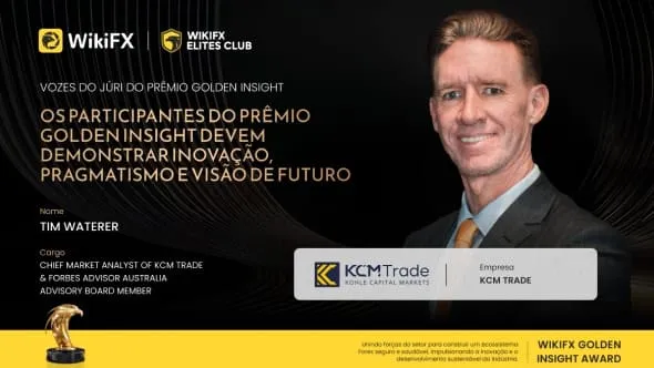 Vozes do Júri do Prêmio Golden Insight | Tim Waterer, Analista-Chefe de Mercado da KCM Trade