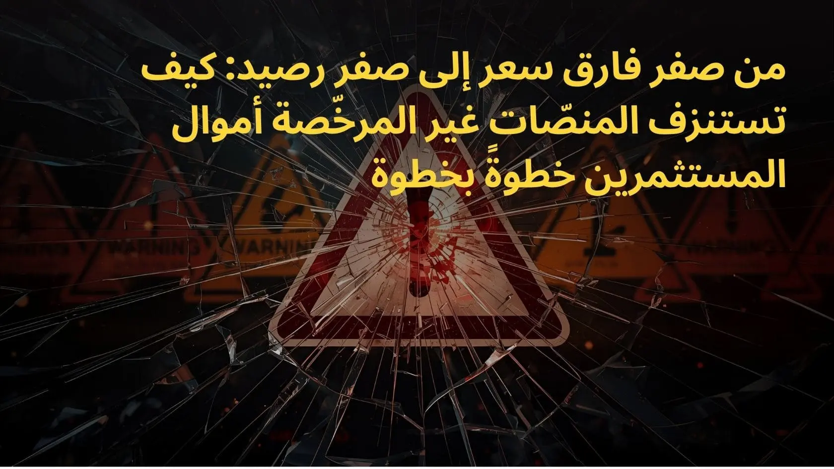 من صفر فارق سعر إلى صفر رصيد: كيف تستنزف المنصّات غير المرخّصة أموال المستثمرين خطوةً بخطوة