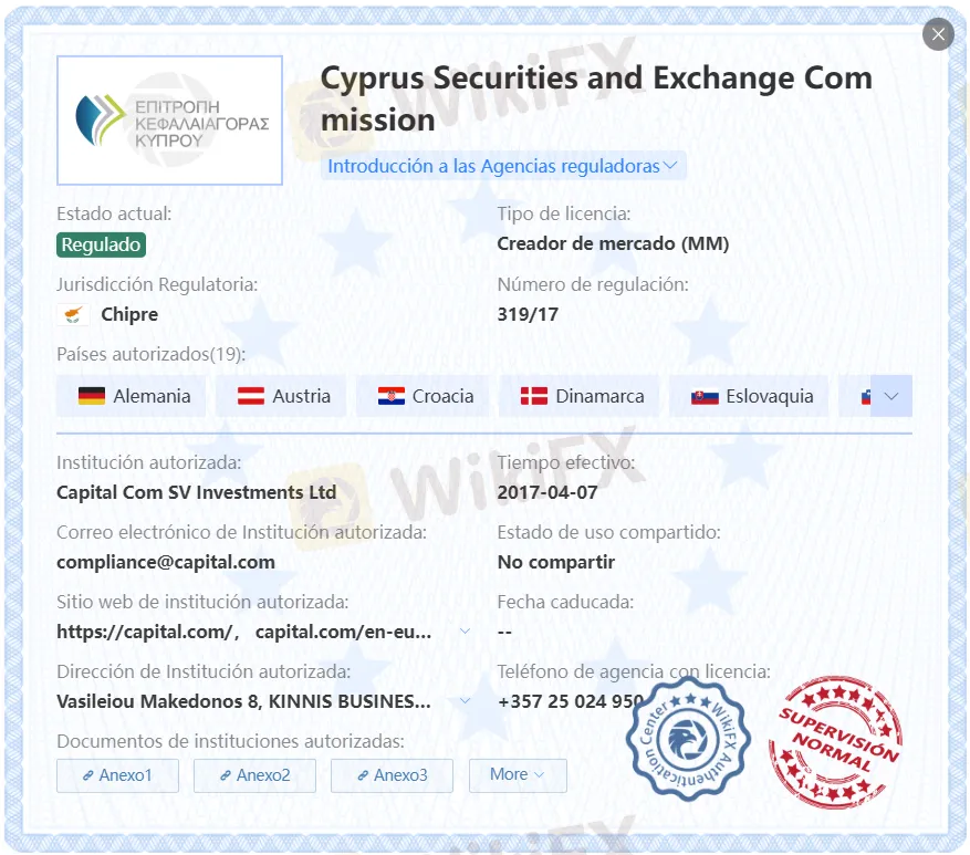 capital.com regulaciones