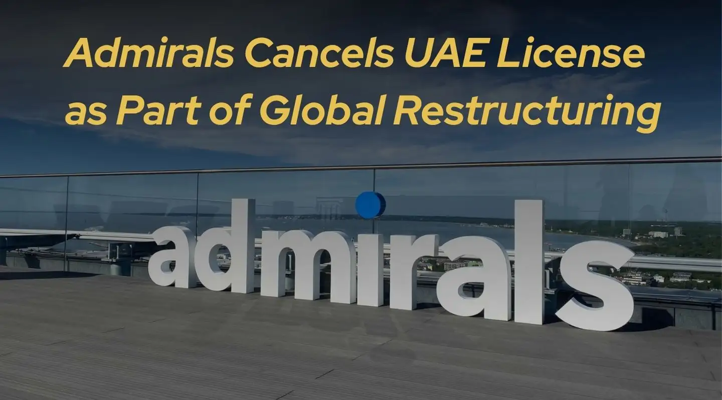 Admirals Cancels UAE License as Part of Global Restructuring