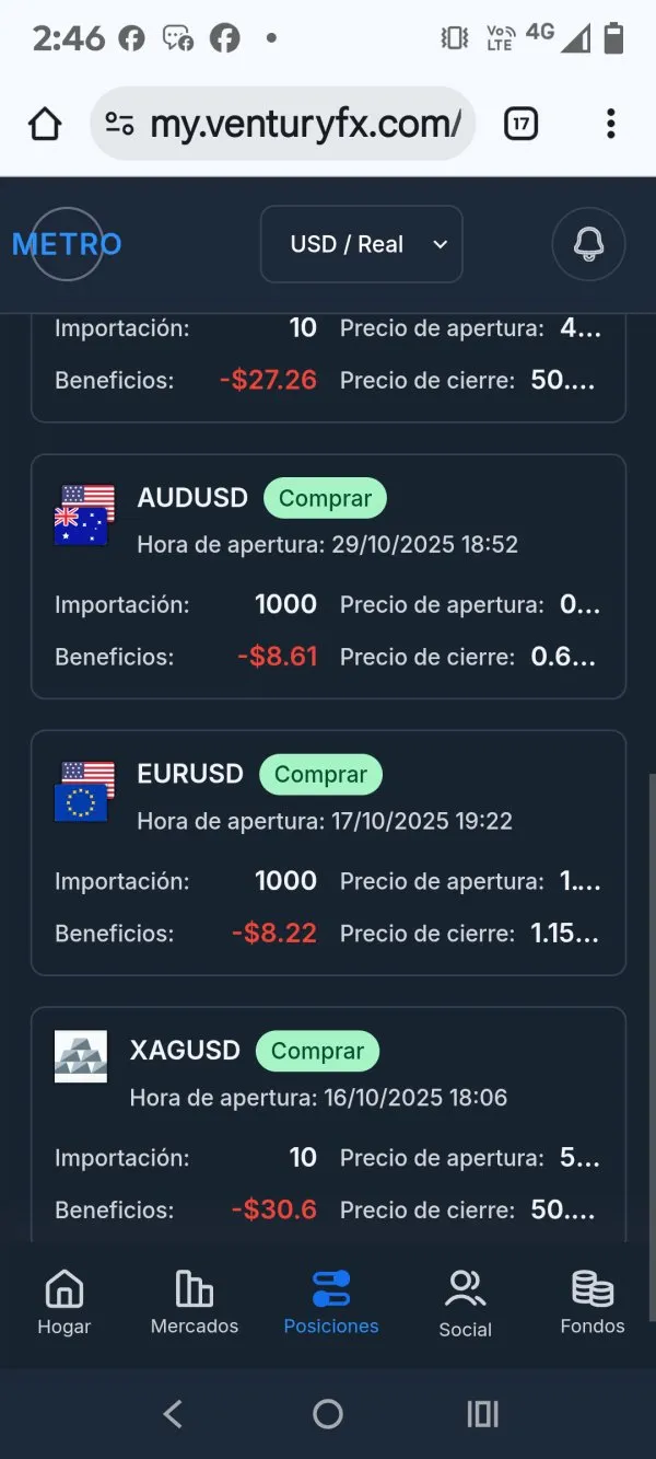 Estafa VenturyFX