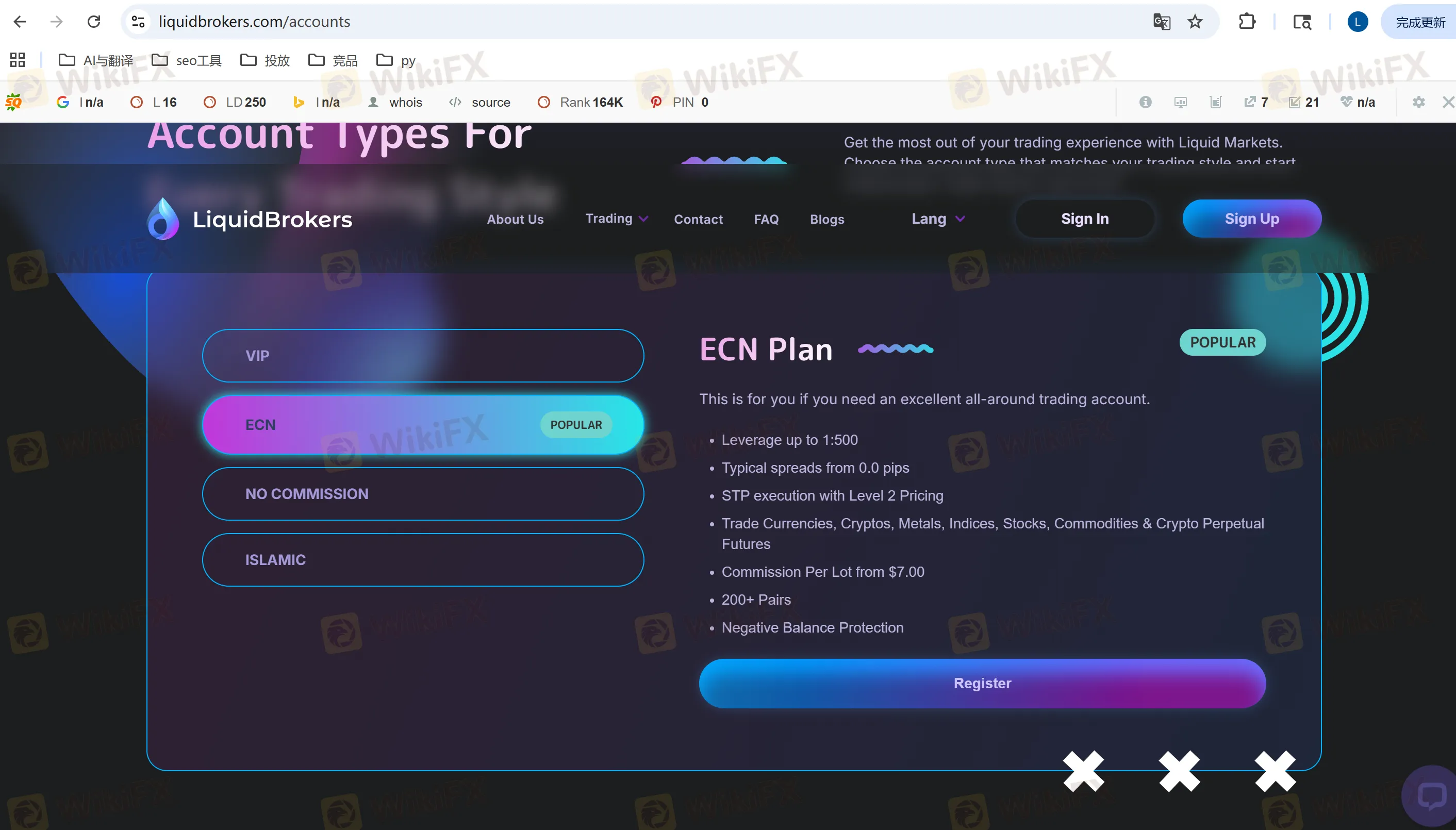 LiquidBrokers accounts