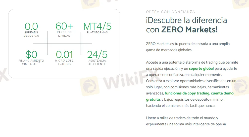 Zero Markets confiable Zero Markets confiable