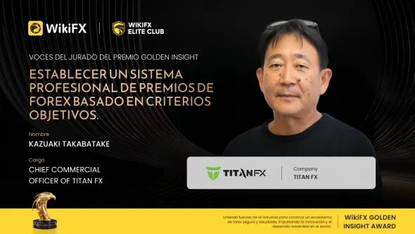 Voces del jurado del Premio Golden Insight | Kazuaki Takabatake, CCO de Titan FX
